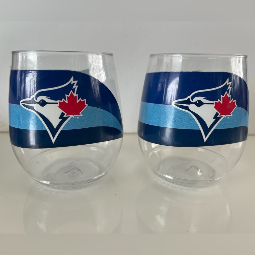 Toronto Blue Jays acrylic wine tumblers from Baseball Game Rogers Centre